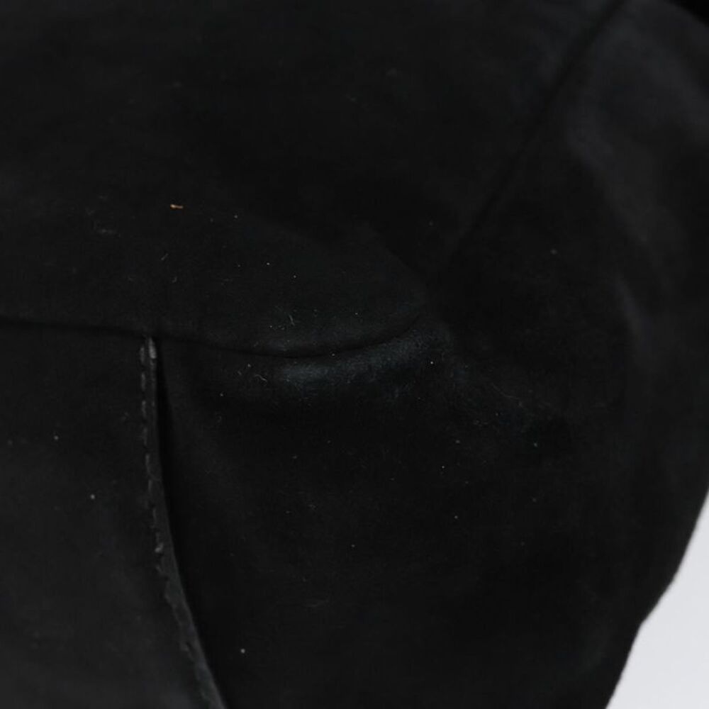 Salvatore Ferragamo Vala Suede Black Suede Handbag - Picture 9 of 16